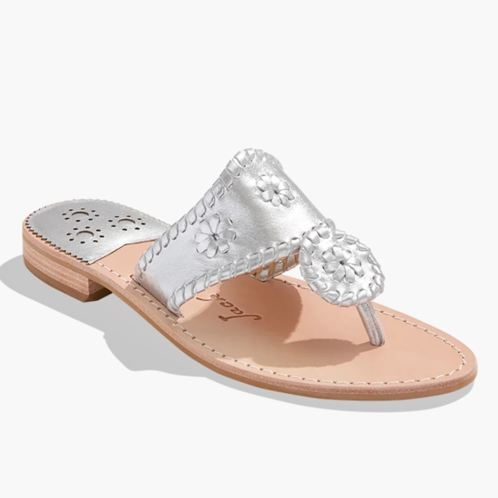 Jack Rogers Silver Miller Sandal